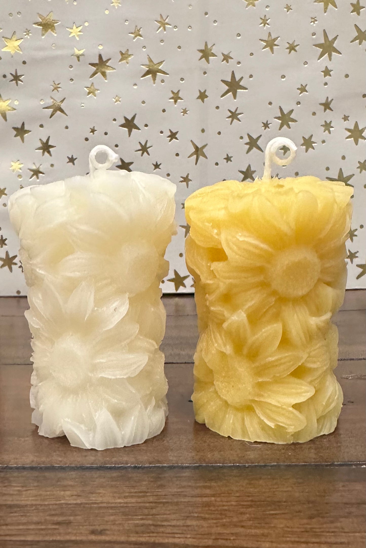 Whimsical Flower Candle